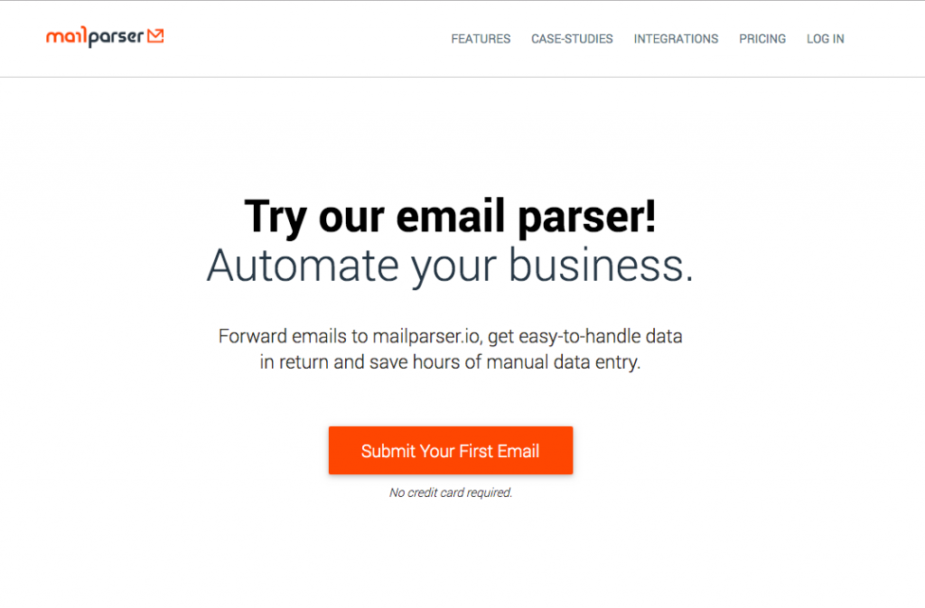 Our email parser tool