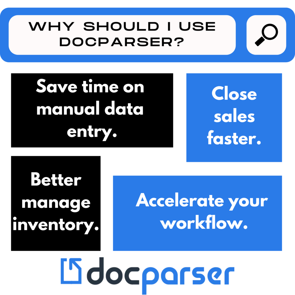 why use docparser extract data pdfs