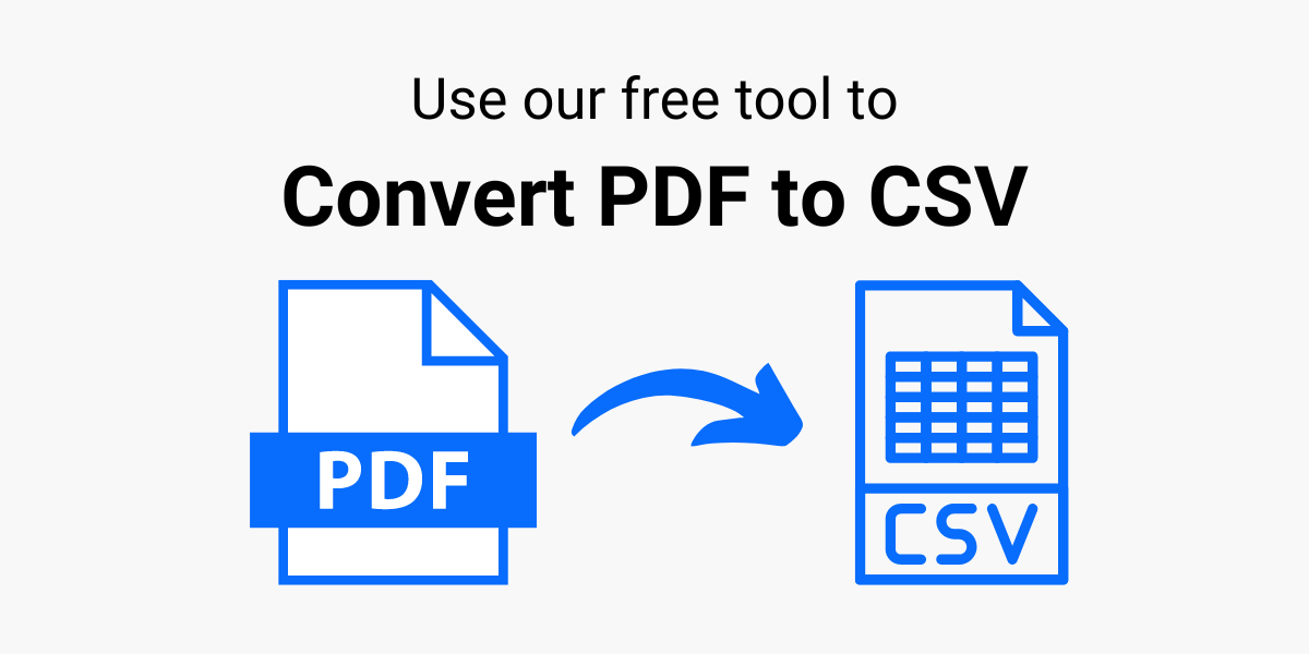 How To Convert PDF To CSV With Docparser