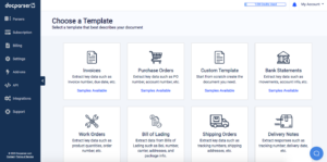 Docparser Templates