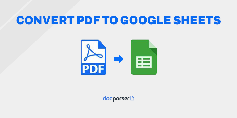 PDF to Google Sheets
