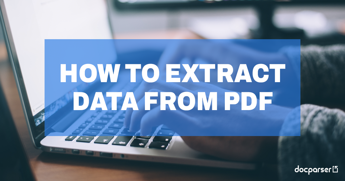 how to extract data from pdf