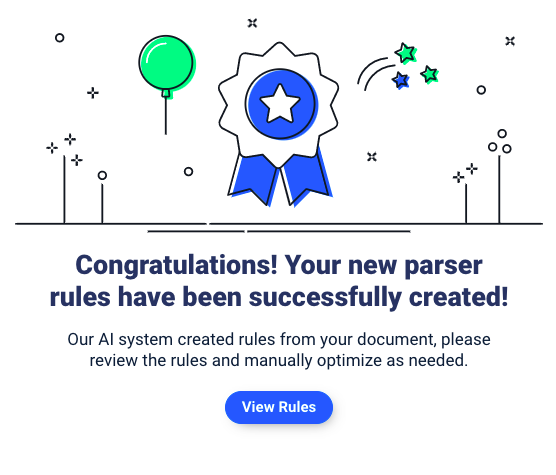 Docparser AI - View Rules