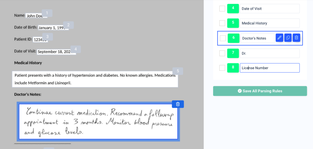 Handwriting Recognition – Medical Record