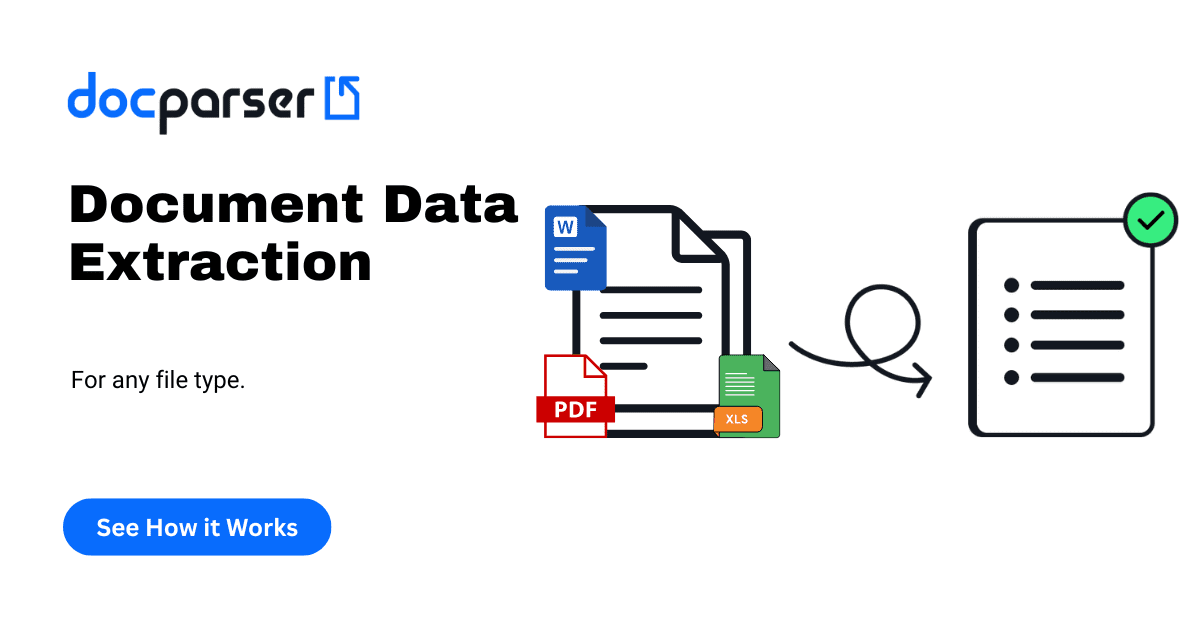 Document Data Extraction for Any File Type | Docparser